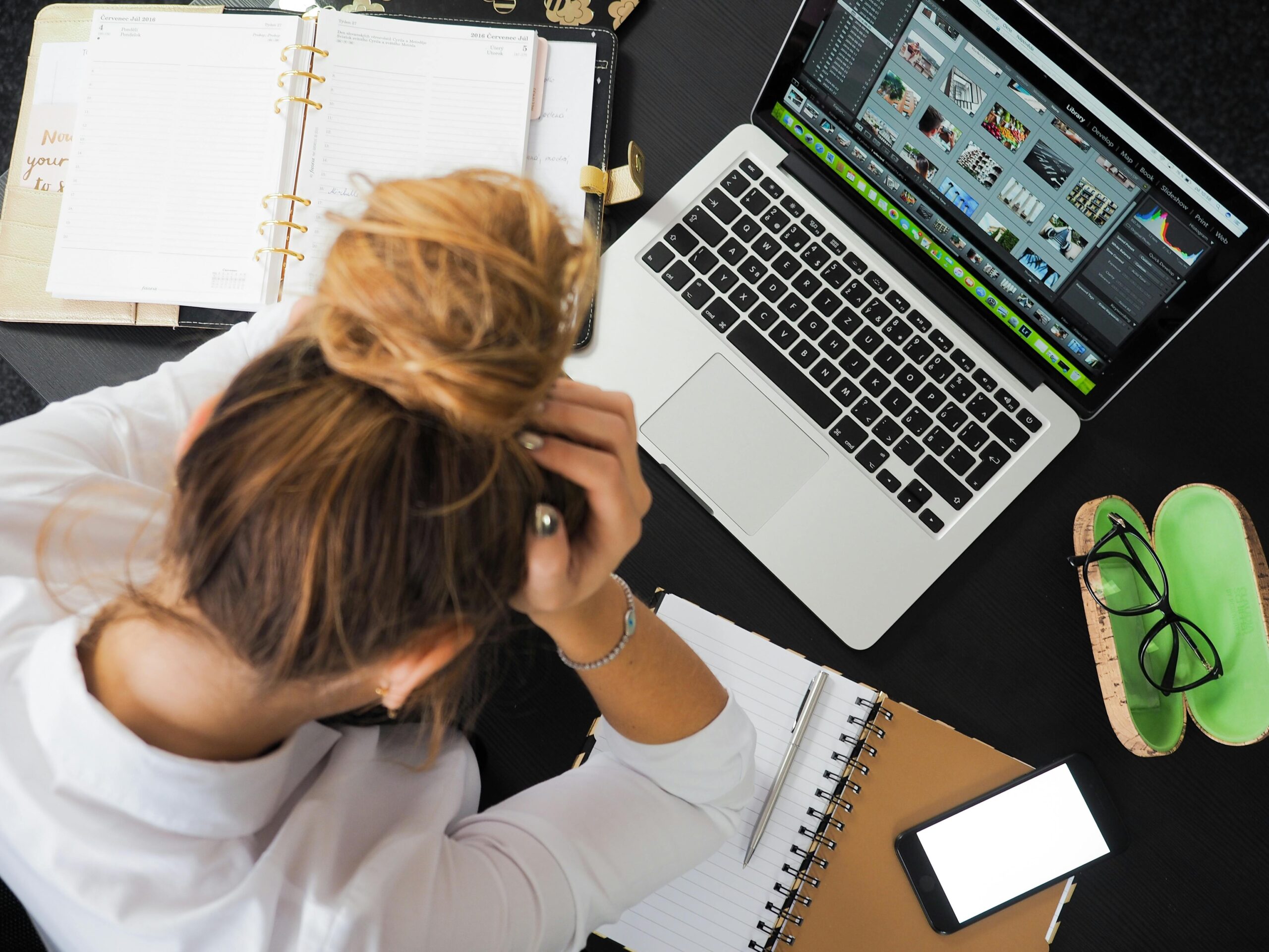 Bar graph showing common distractions during study sessions
