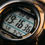 math watch on wrist