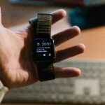 smartwatch with code display