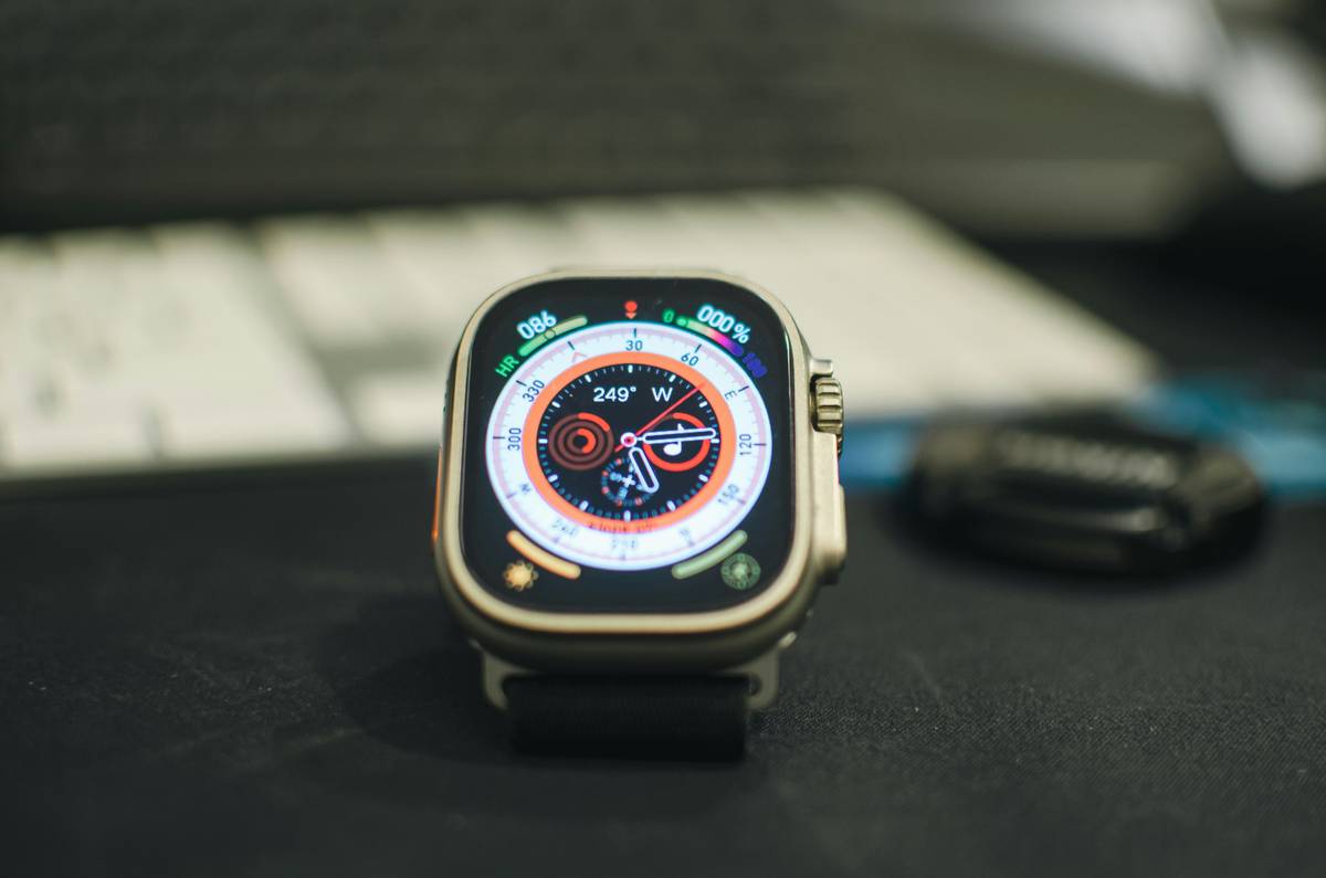 Modern watch calculator featuring sleek design and digital display